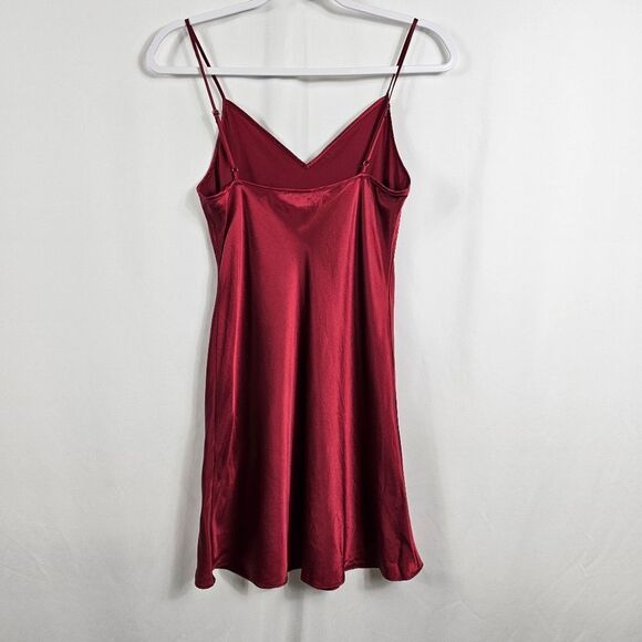 NK IMODE Dylan Urban Silk Chemise in Red - Size S - Picture 6 of 10